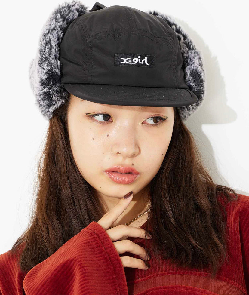（3色）X-GIRL-夾棉帽子
