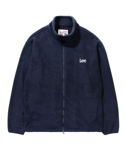 (深藍) Lee - 新版高領拉鍊外套