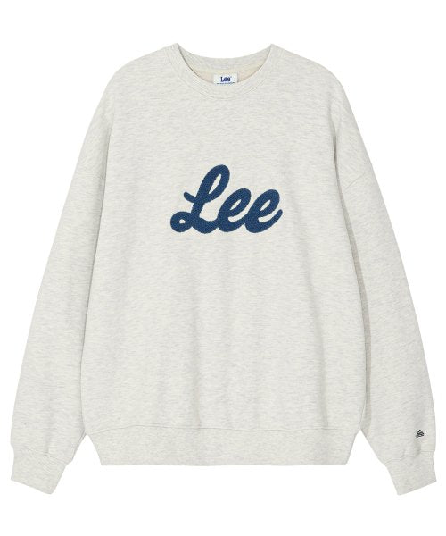 (燕麥) Lee - Logo寬鬆版衛衣