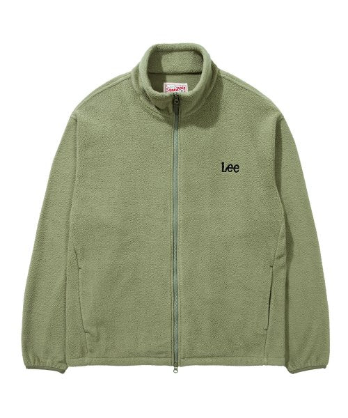 (綠) Lee - 新版高領拉鍊外套