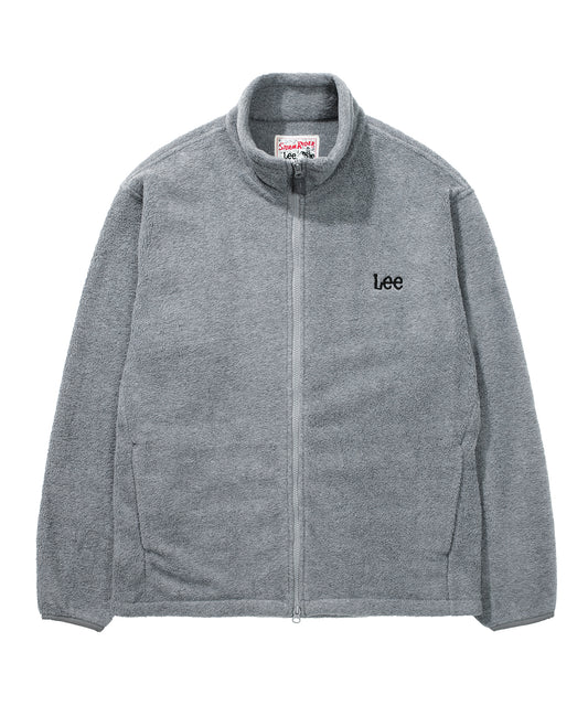 (灰) Lee - 新版高領拉鍊外套