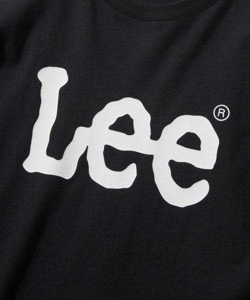 (黑) Lee - 經典Logo寬鬆薄款運動上衣