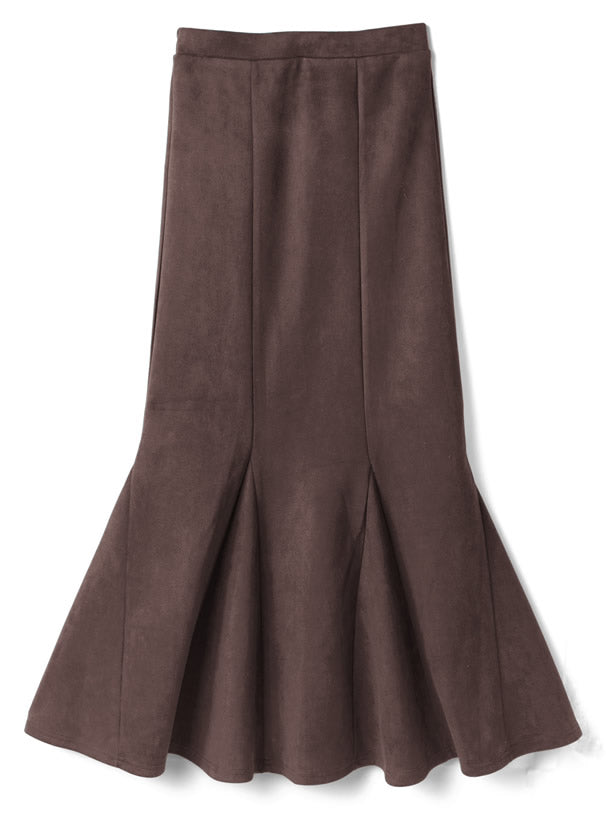 （4色）GRL-高質絨布魚尾裙