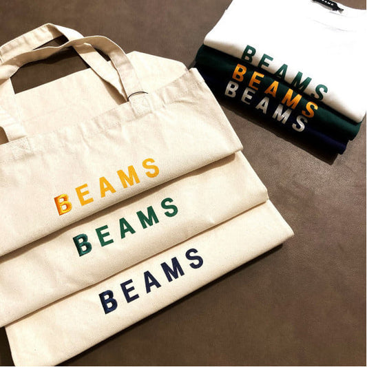 Beams-多色簡約綿布袋