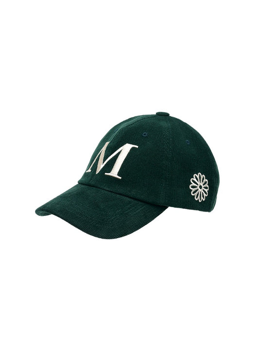 Mardi Mercredi-芯絨cap帽（深綠）